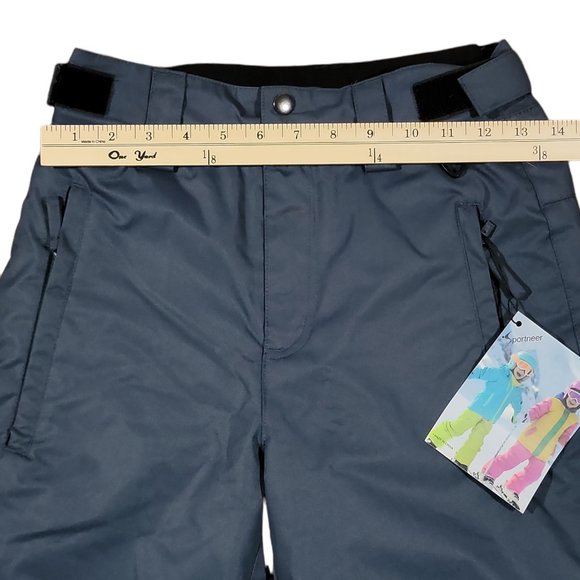 Sportneer Kids Snow Pants Waterproof Ski Pants (Size M) - Picture 9 of 10
